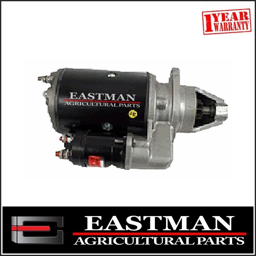 Rareelectrical NEW STARTER MOTOR COMPATIBLE WITH INTERNATIONAL TRACTOR 681 784 884 ROW CROP UTILITY IHC DIESEL 