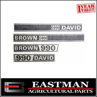 Decal Emblem Set to suit David Brown 990
