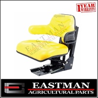 Mechanical Suspension Seat - Yellow - John Deere Tractor 