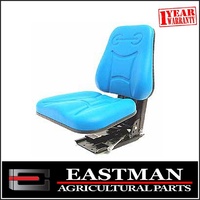 Heavy Duty Suspension Seat - Tractor - Earthmoving - Blue Black Yellow