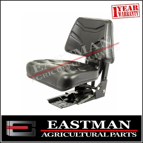 Mechanical Suspension Seat - Tractor - Black Non Wrap 